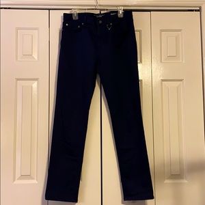 Navy Banana Republic slim fit pants